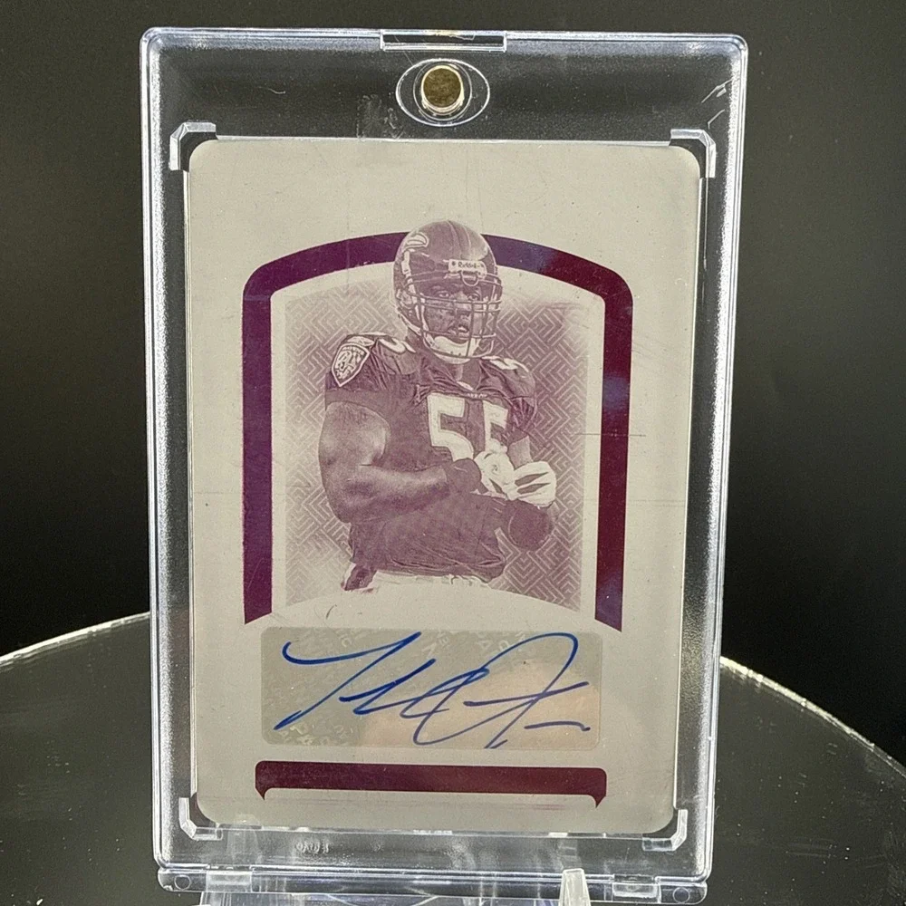2024 Panini National Treasures Magenta Auto Terrell Suggs 1/1 Ravens